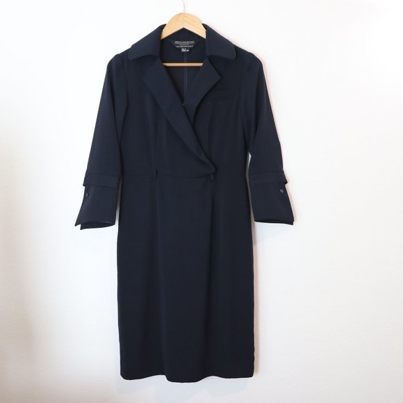 Delta Collection Airlines Lion Uniform Flight Attendant Navy Blue Dress - Picture 1 of 12